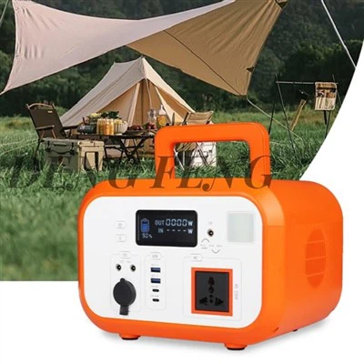 Portativ quyosh generatori Kamping 600W/384Wh (Peak 700W) elektr stantsiyasi 220V AC Quyosh panellari bilan chodir bilan ta'minlash uchun